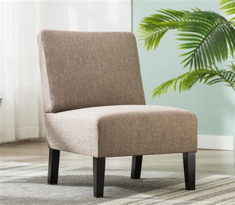 living room chairs with fabric & metal legs|fabric no arm accent chairs.